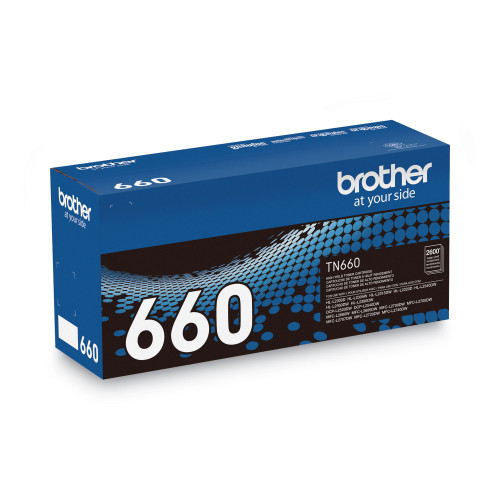 Brother TN660 High-Yield Toner， 2，600 Page-Yield， Black