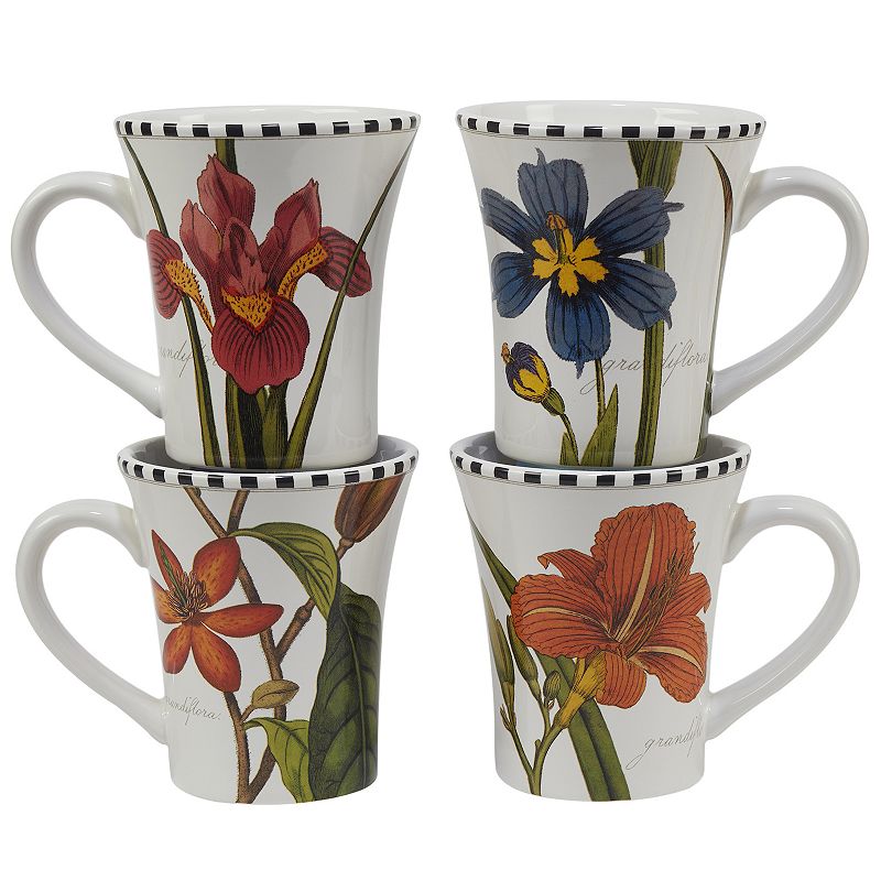 Certified International Botanical Floral 16-pc. Dinnerware Set