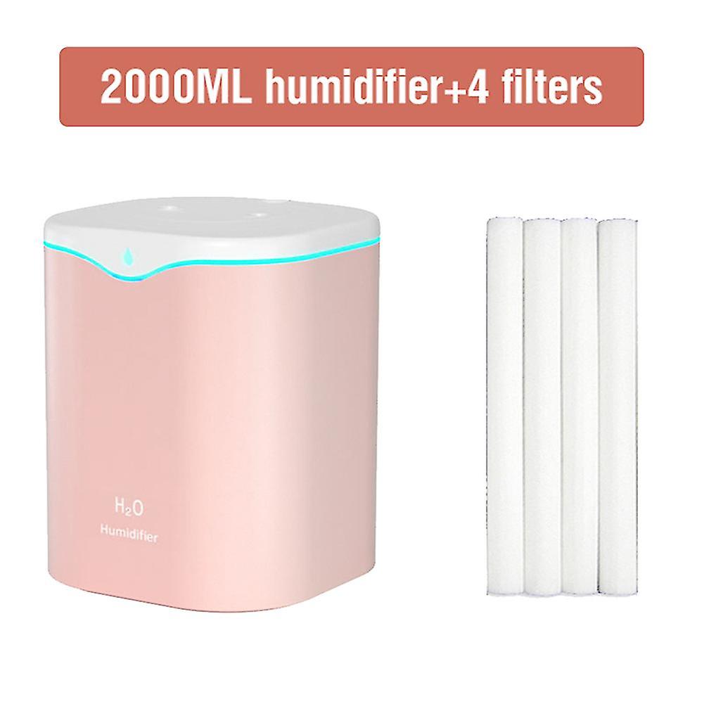 2200ml Double Nozzle Humidifier Essential Oil Diffuser With Led Aromatherapy Diffuser Humidifiers P