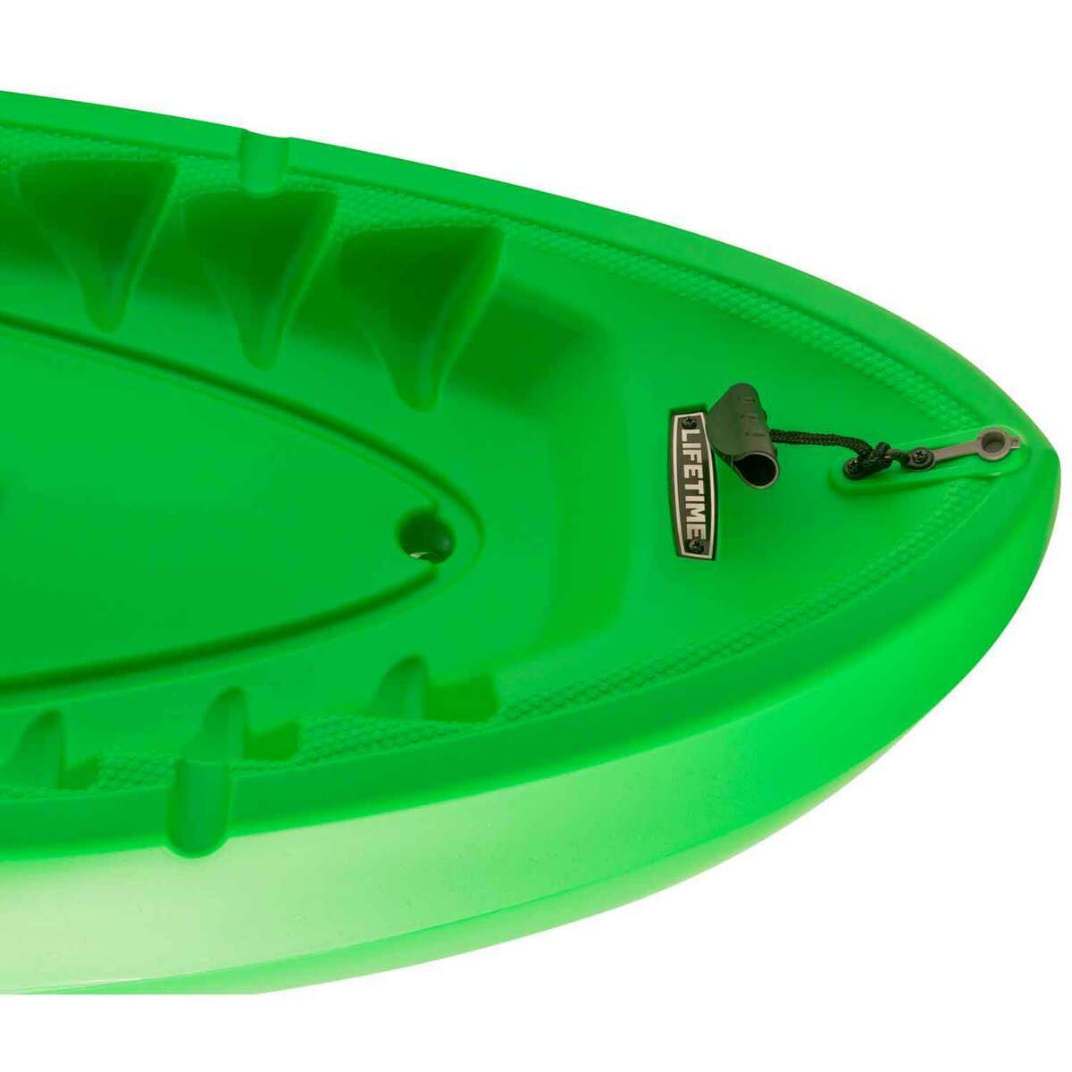 Lifetime Recruit with Paddle Youth SitOnTop Kayak  6.5ft Spring Green