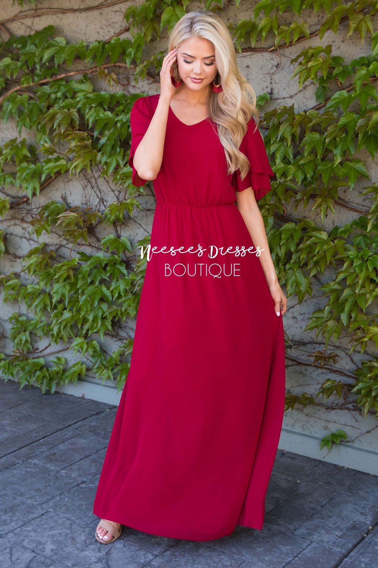 The Chloe Chiffon Maxi Dress