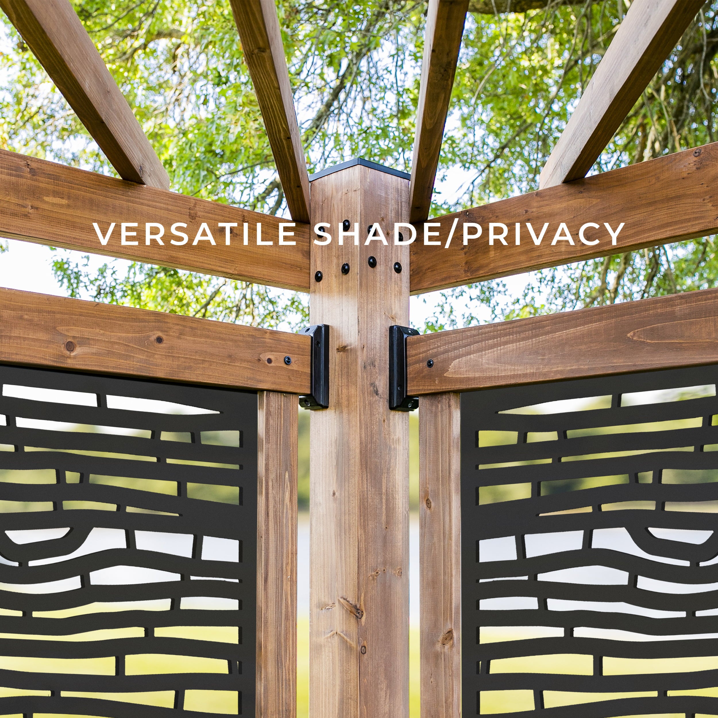 Backyard Discovery Verona Bamboo Cabana Pergola