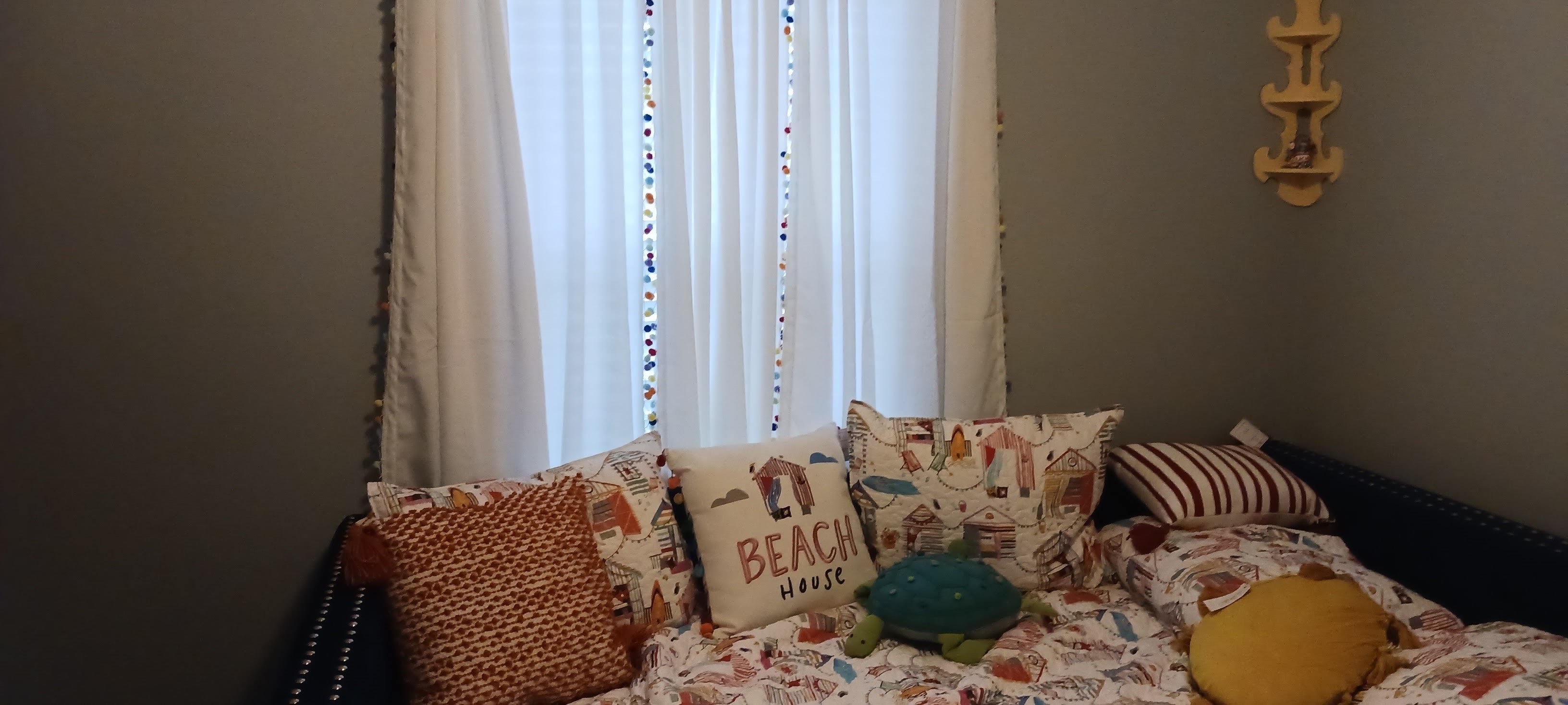 Pom Pom Window Curtain