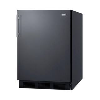 Summit Appliance 5.1 cu. ft. Mini Refrigerator with Freezer in Black ADA Compliant CT663BKADA