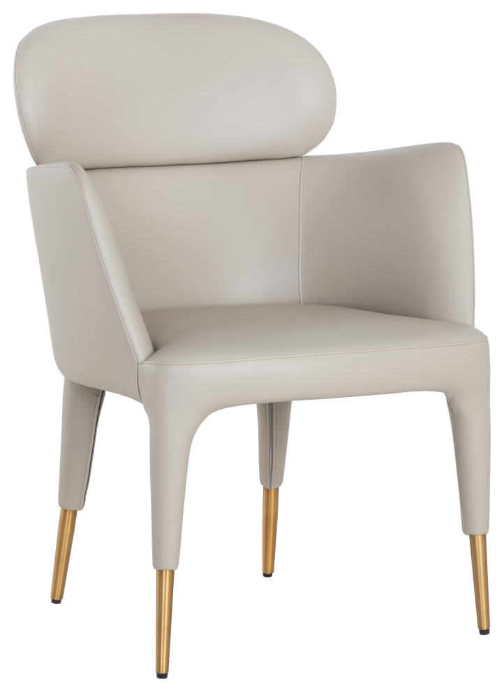 Melody Dining Armchair Napa Stone   Midcentury   Dining Chairs   by Sunpan Modern Home  Houzz