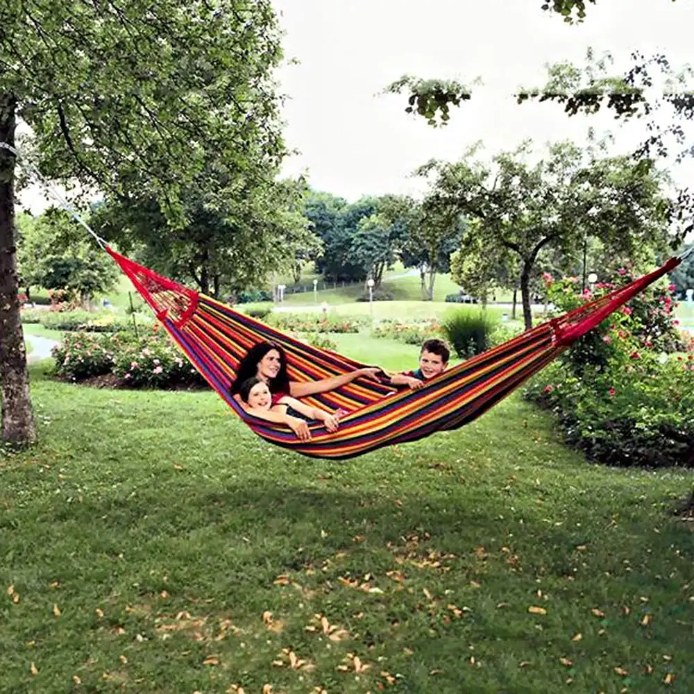 2019 hot sale cotton mexican crochet bamboo hammock