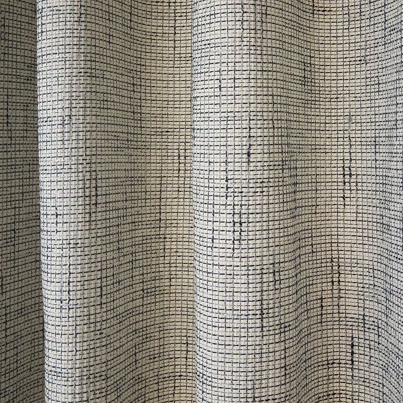 SKL Home Textured Crosshatch 1-panel Window Curtain