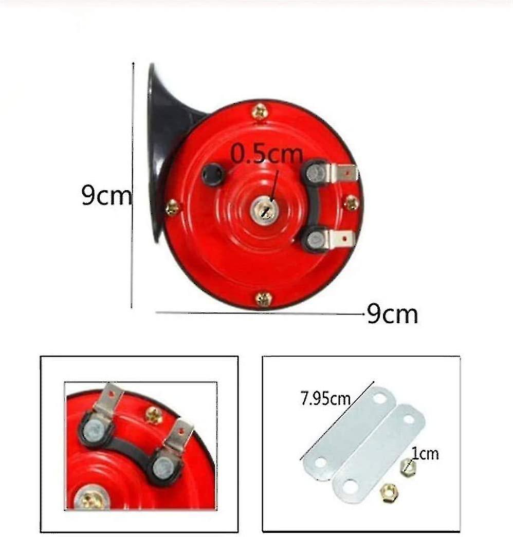 300db Train Horn For Trucks，loud Air Horn Electric Snail Double