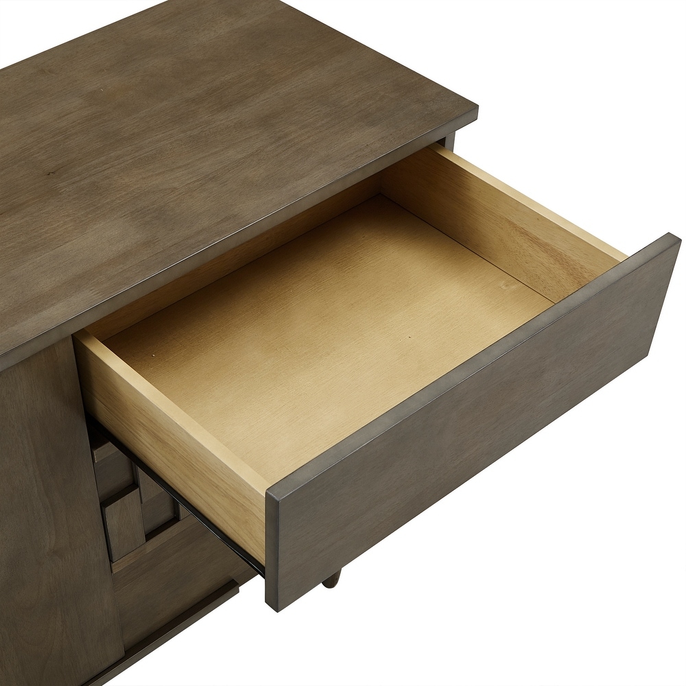 Kieran Mid Century Wood 2 Door and 3 Drawer Server by iNSPIRE Q Modern