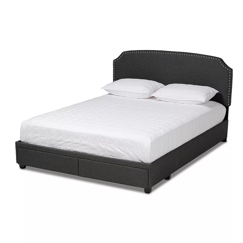 Baxton Studio Larese Storage Bed