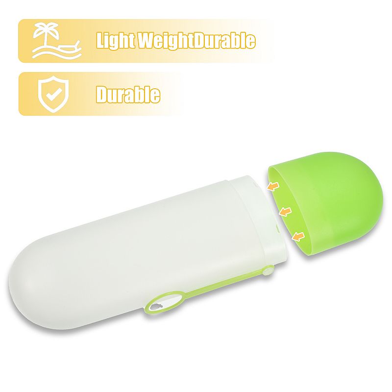 Portable Toothbrush Case Toothbrush Holders 7.87x2.36x1.38