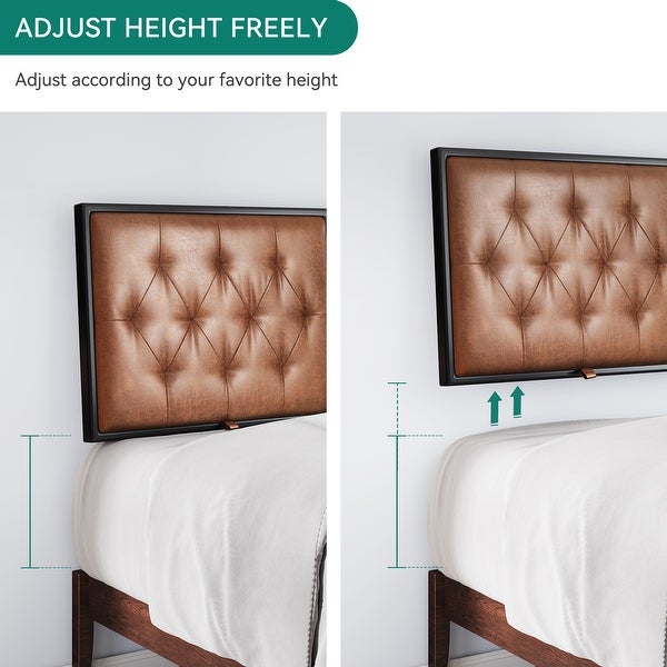 King Wall Mounted Headboard Multifunction PU Upholstered Headboard - - 38076337