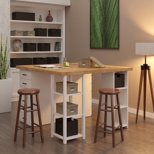 Selby 2-Pc Swivel Seat Bar Stool Set - 13.39 x 13.39 x 30.20 inches