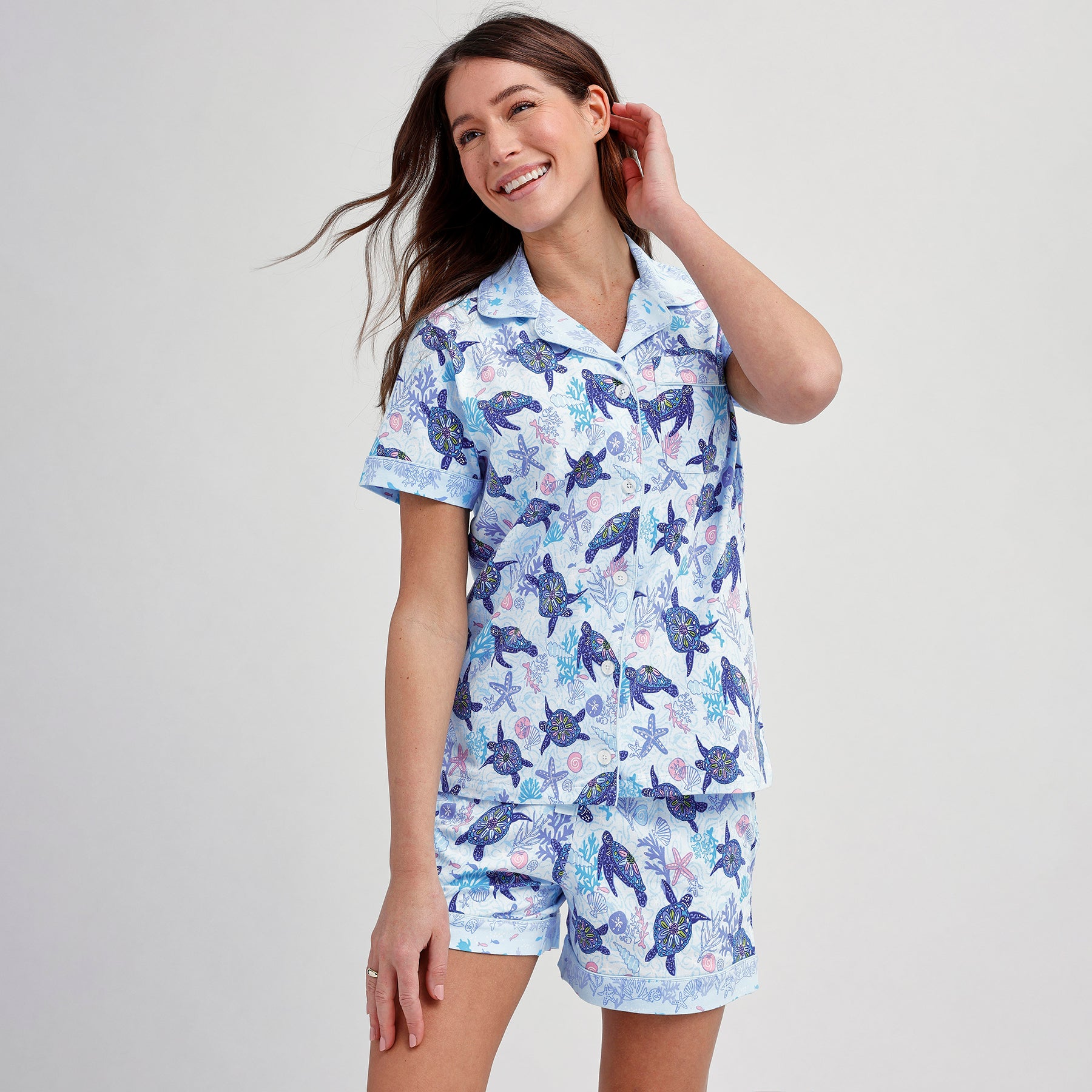 Short-Sleeved Pajama Set