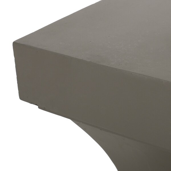 Smooth Look Outdoor Lightweight ConcreteSide Table