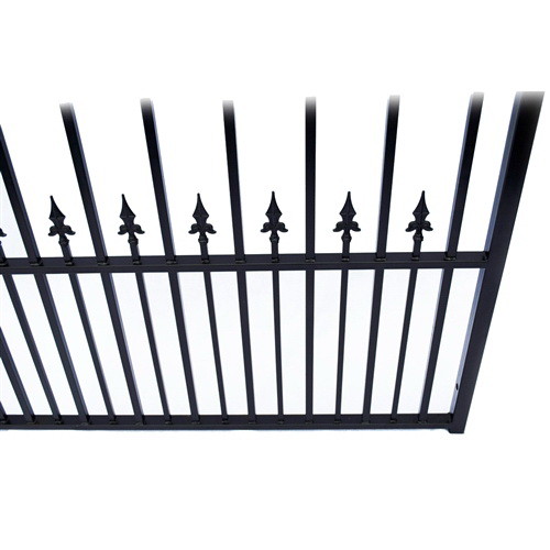 ALEKO DG18PRAD AP Steel Dual Swing Driveway Gate  ...