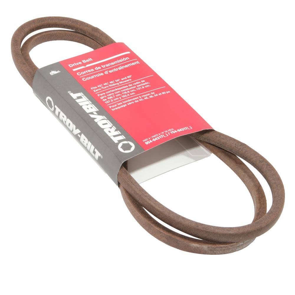 Troy-Bilt Original Equipment Transmission Drive Belt for Select Zero Turn Lawn Mowers OE# 954-04371 754-04317 490-501-Y069