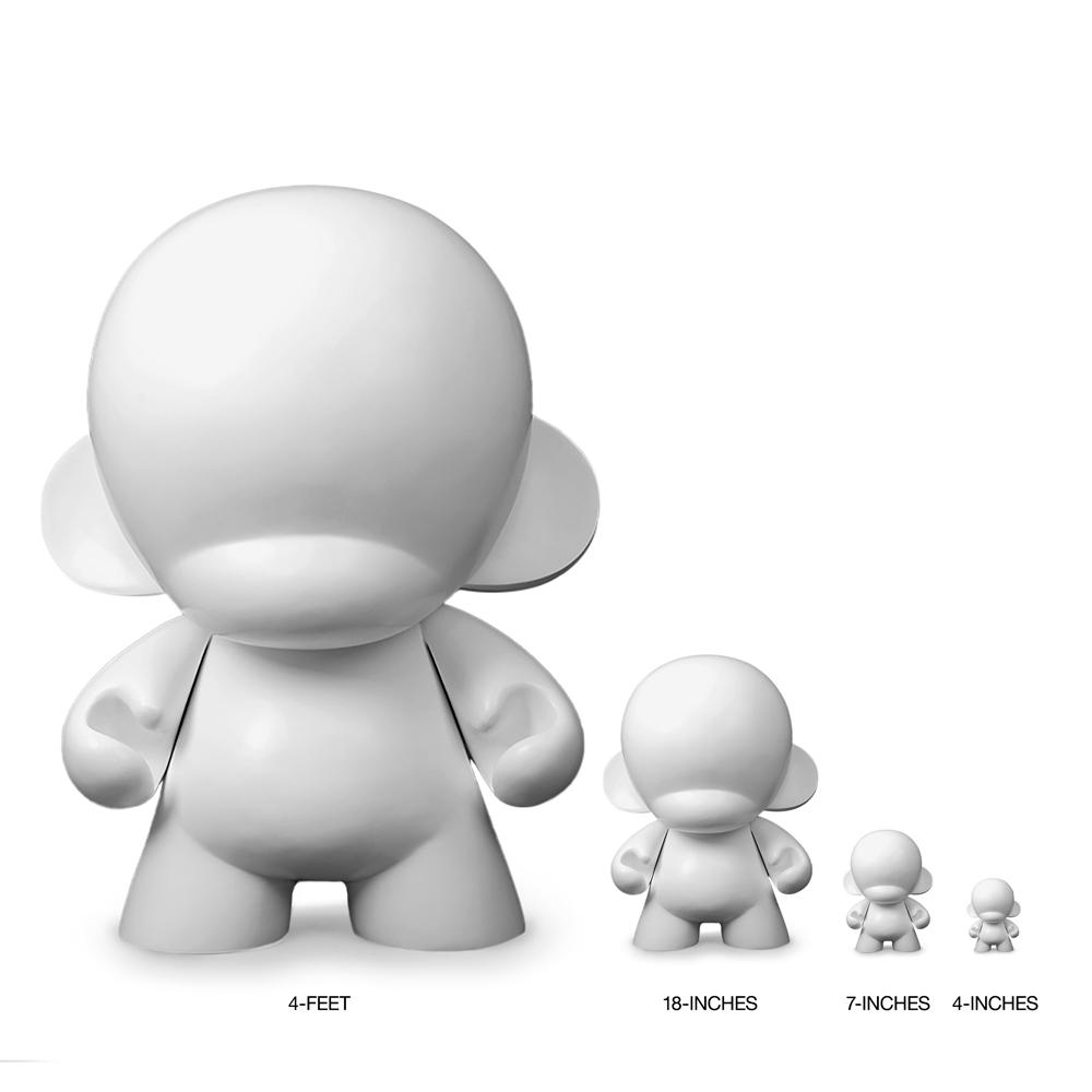 MUNNYWORLD Monsta Munny 4-Foot Art Giant by Kidrobot - Primed White Edition (PRE-ORDER)