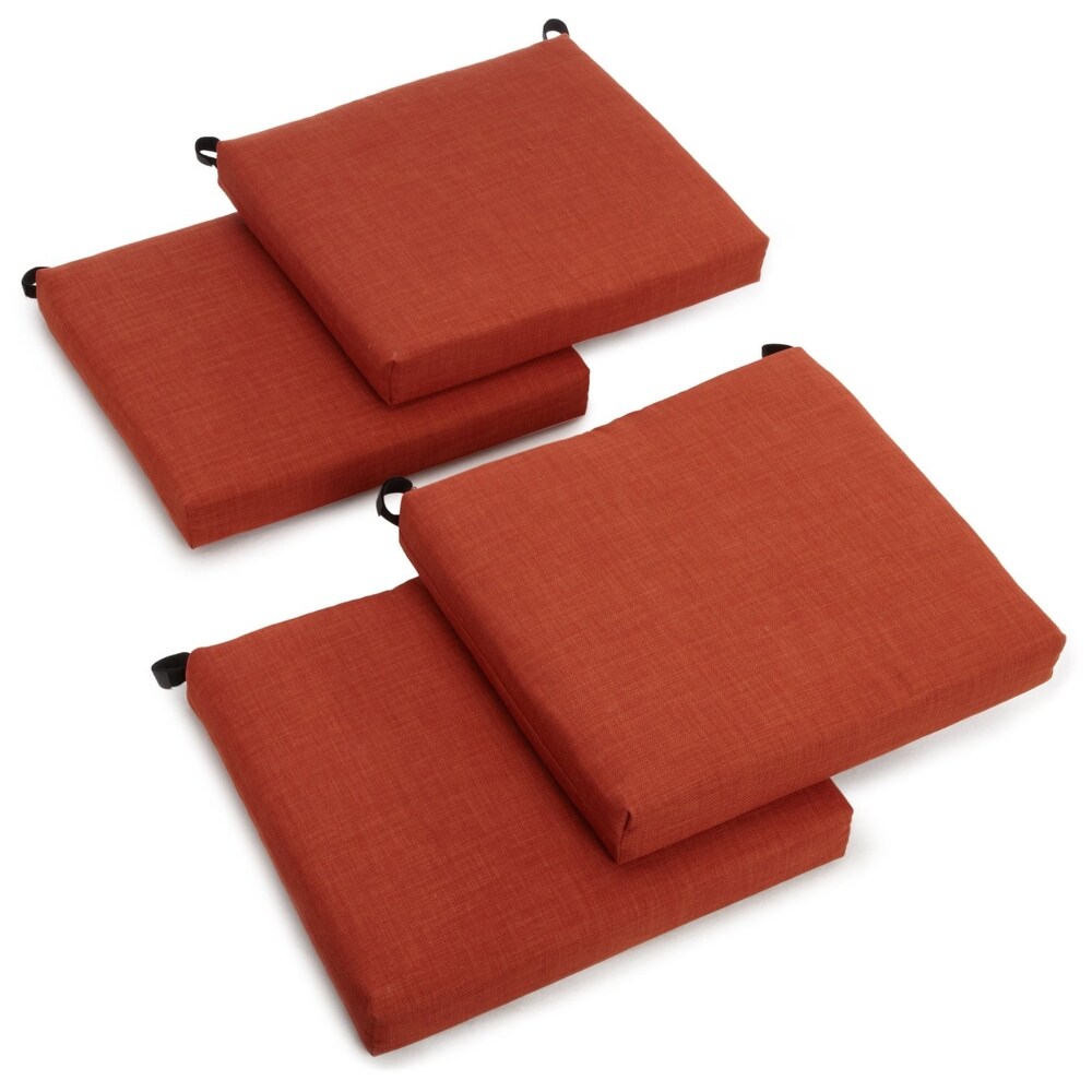 20 inch by 19 inch Outdoor Chair Cushions (Set of 4)   20 x 19