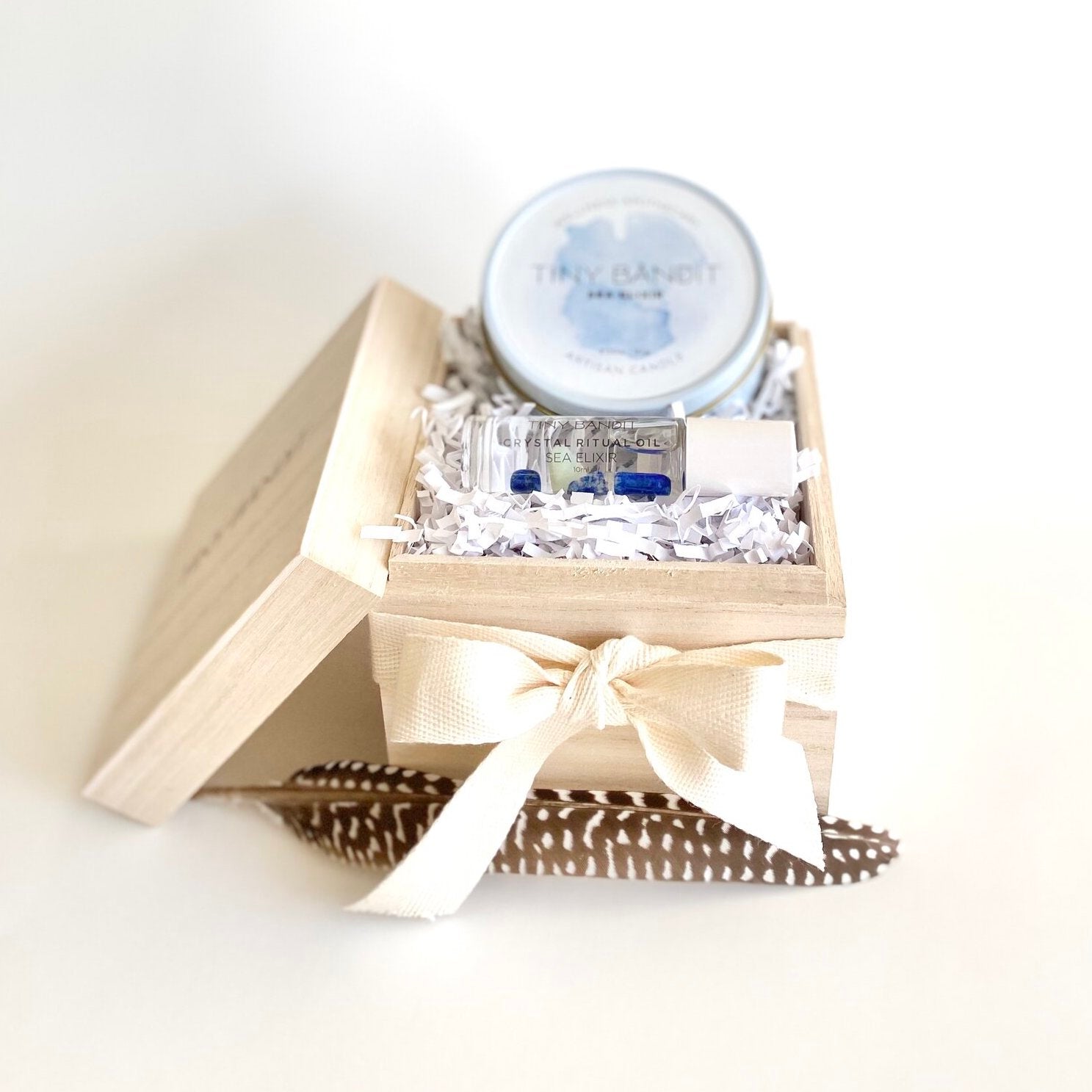 Travel Candle + Crystal Ritual Oil Gift Set