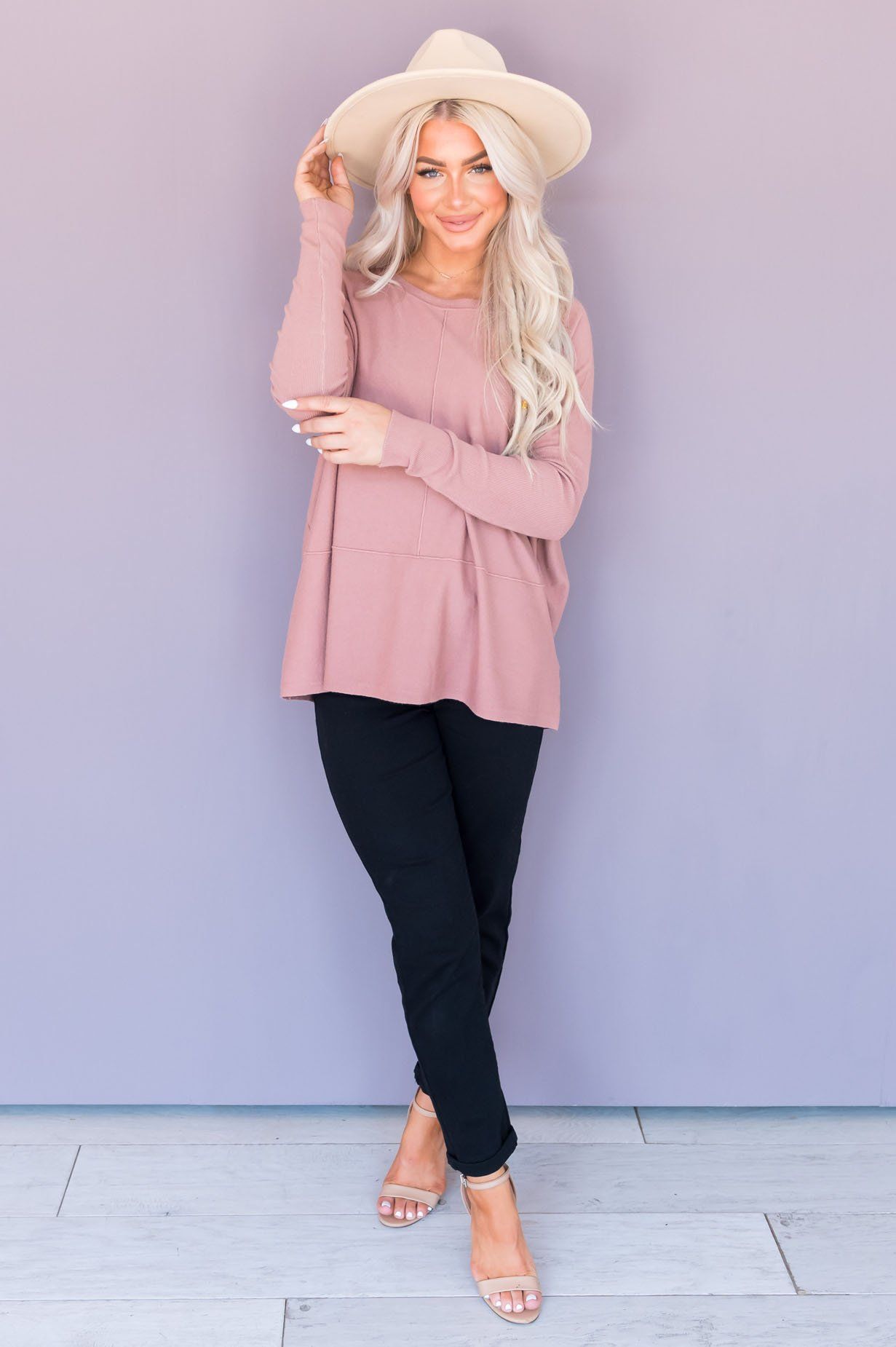 Crazy About You Modest Sweater