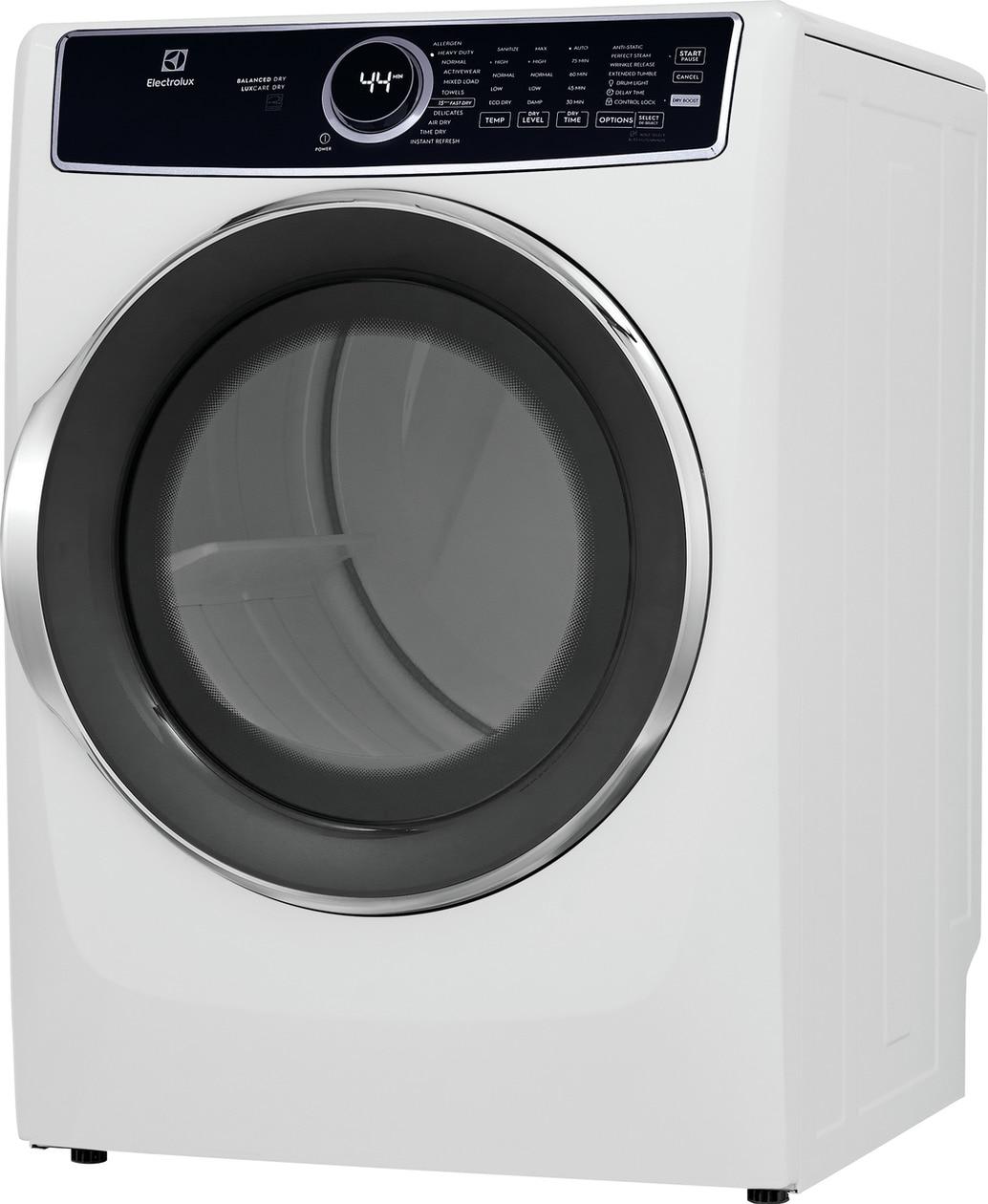 Electrolux ELFE7637BW Electrolux Front Load Perfect Steam™ Electric Dryer With Balanced Dry™ And Instant Refresh ™ 8.0 Cu. Ft.