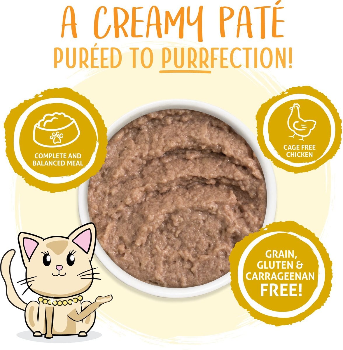 Weruva Classic Cat Paté， Press Your Dinner with Chicken Wet Cat Food