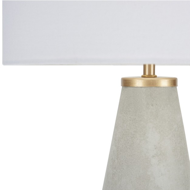 Modern Light Grey Cement Table Lamp Nourison