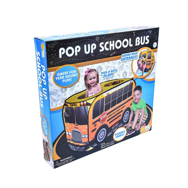 Sunny Days Entertainment Pop-Up Play Tent School Bus