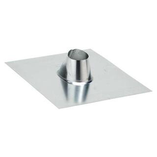 Gibraltar Building Products 2 in. Galvanized Steel Pipe Flashing with FHA Base RJ2FHA-SP