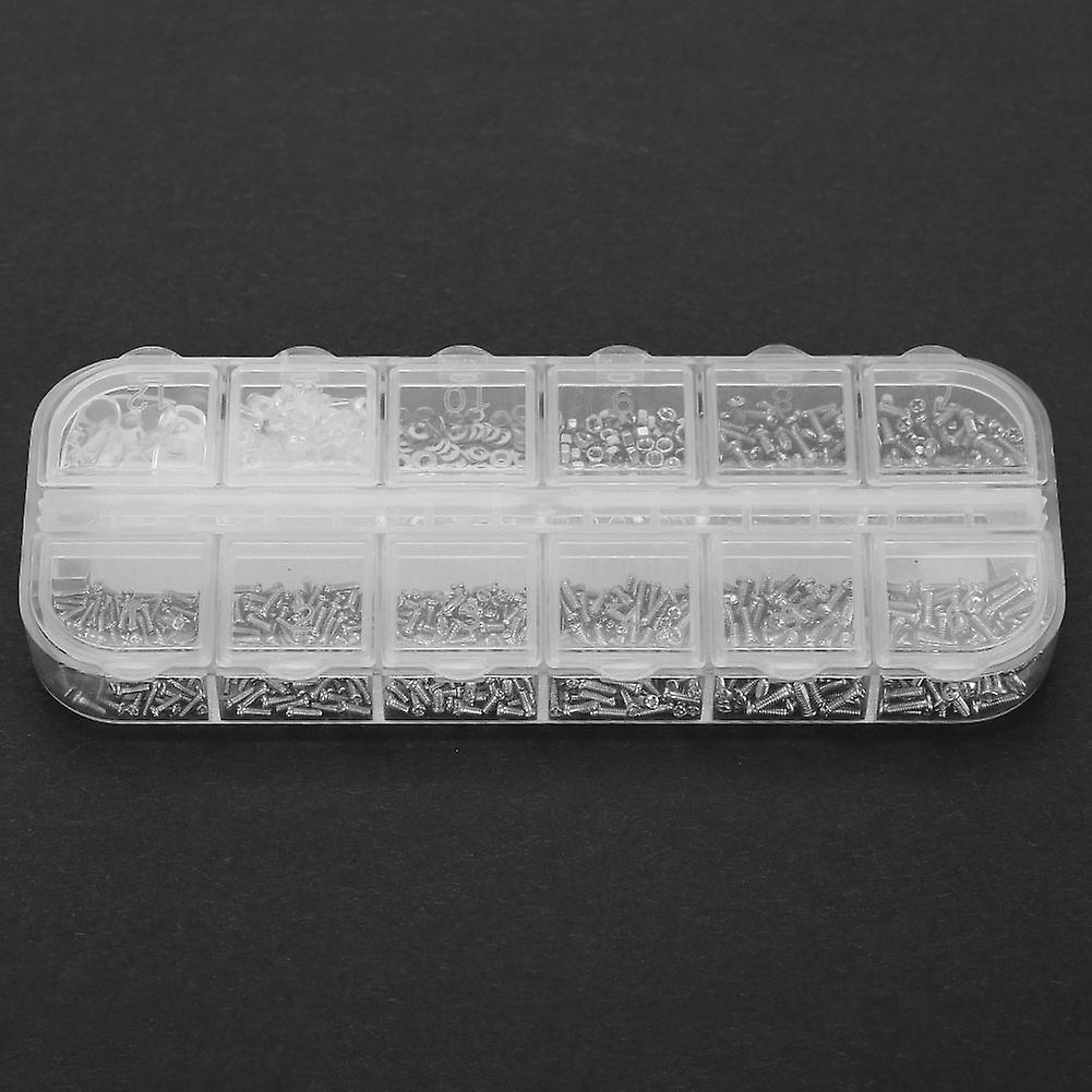 1100pcs Glasses Screw Accessory Box / Nose Pads / Mirror Leg Screws / Accessories