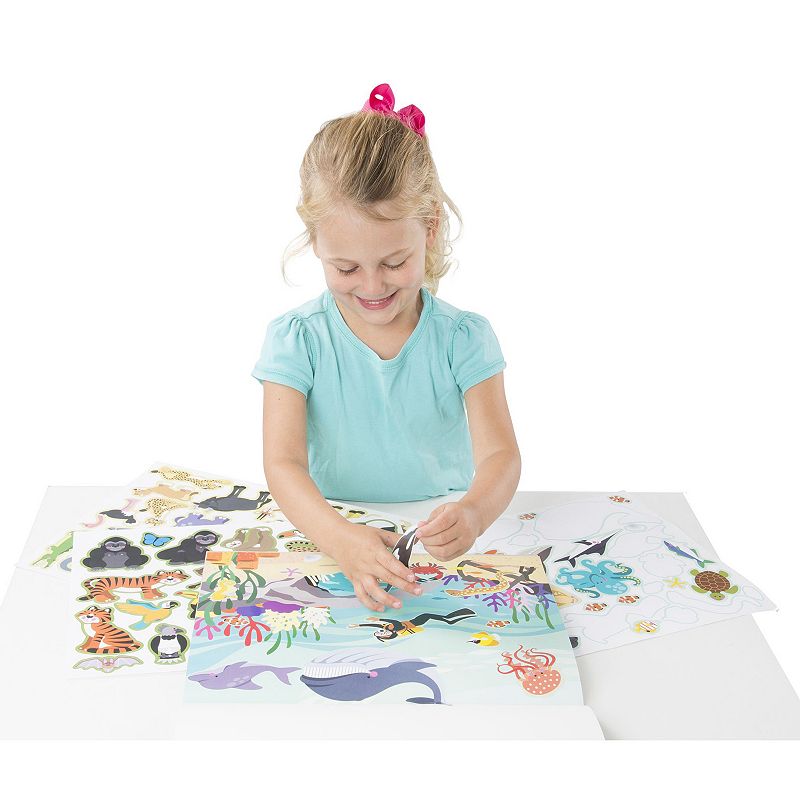 Melissa and Doug Reusable Sticker Pad: Dress-Up - 165+ Reusable Stickers