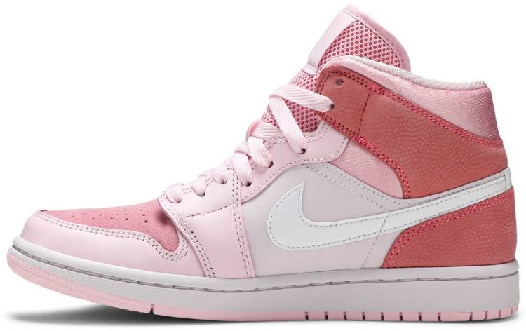 Wmns Air Jordan 1 Mid 'Digital Pink' CW5379-600