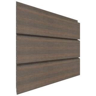 NewTechWood Shadowline All Weather System 6.7 in. x 96 in. Composite Siding in Brazilian Ipe UH68-8-IP