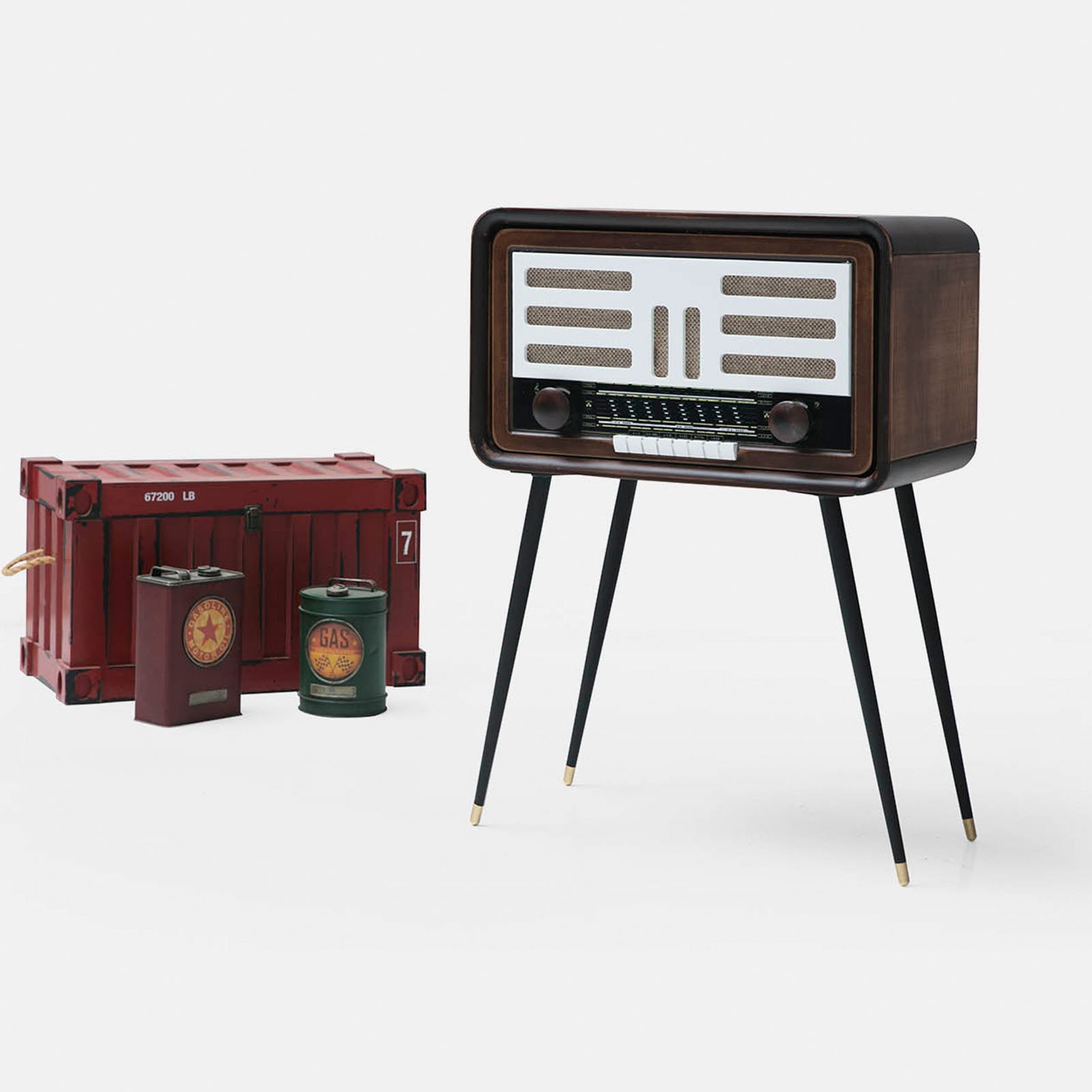 Leo Vintage Radio Style Table  Leo001