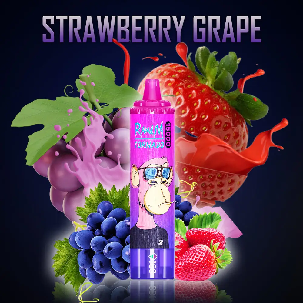 Fumot Tornado 15000 Puffs - Strawberry Grape