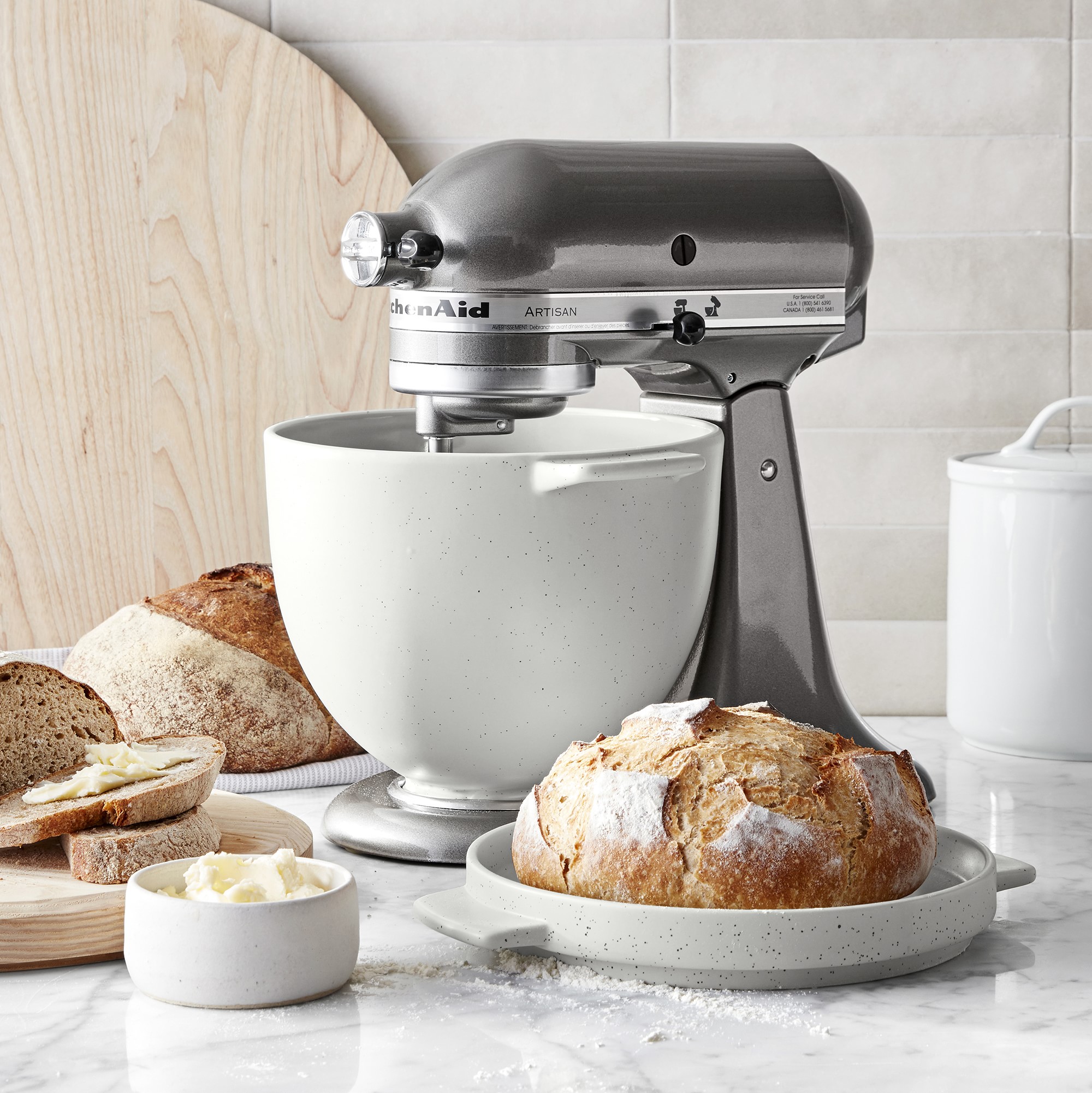 KitchenAid 5-Qt Ceramic Bread Bowl for Artisan Stand Mixer