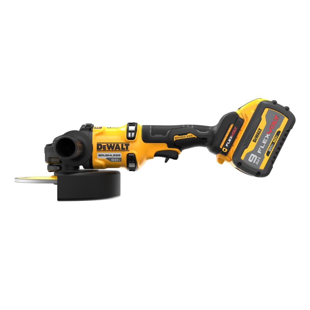 DEWALT 60V MAX  Grinder with Kickback Brake 7 Brushless Cordless Kit ;