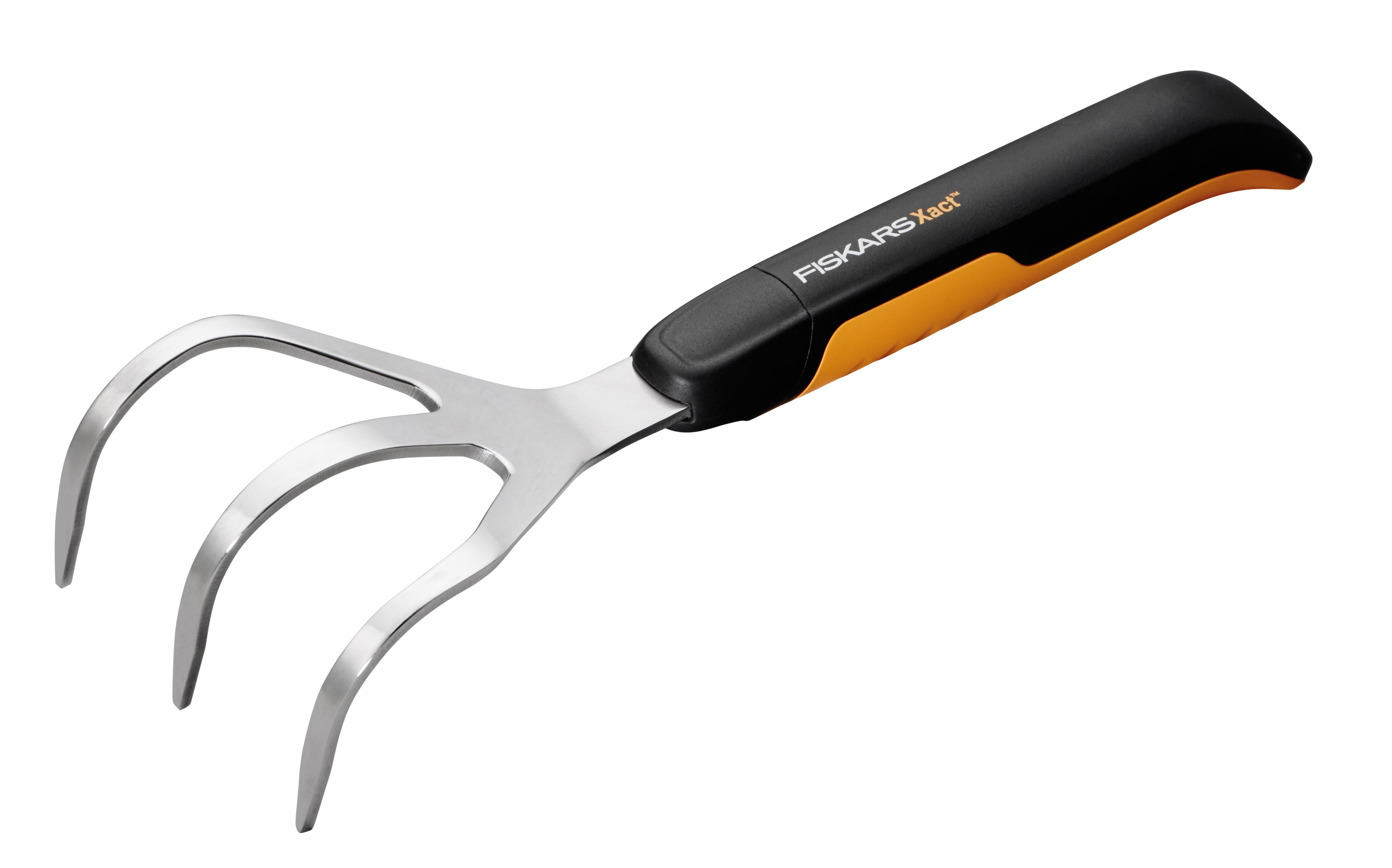 Fiskars Xact Hand Cultivator Garden Tool with SoftGrip Handle