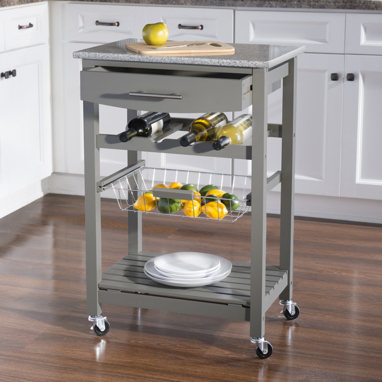 Macy Granite Kitchen Cart