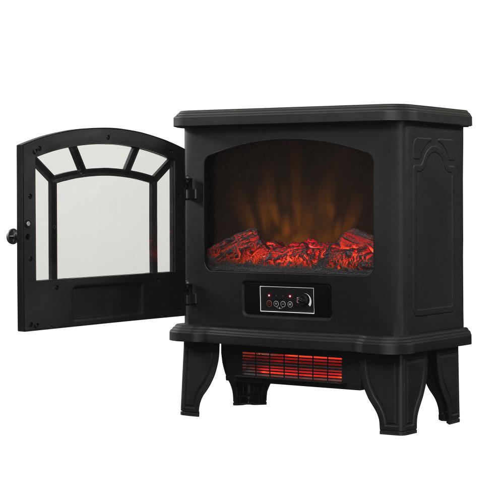 DuraflameA Infrared Quartz Electric Fireplace Stove Heater， Black