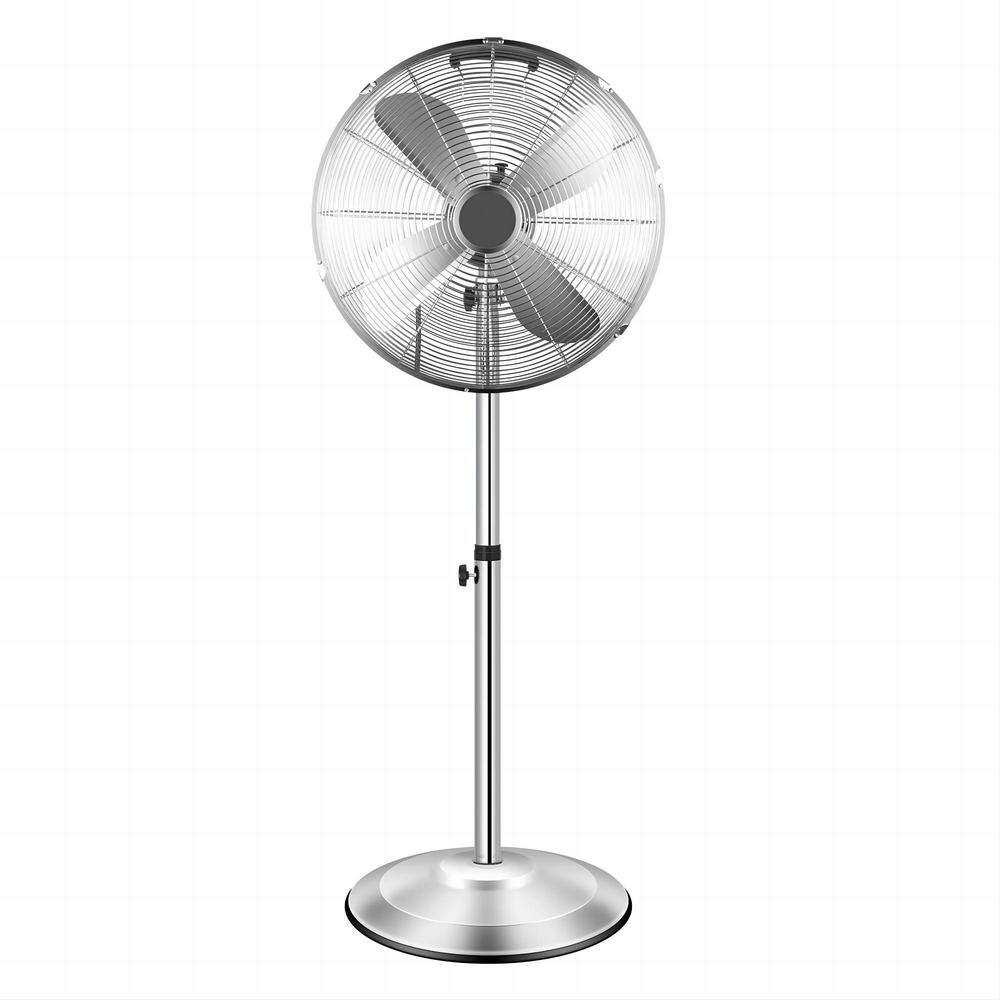 dubbin Premium Metal black Stand Fan with Adjustable Height 3 Speed Settings and Low Noise Operation FXFAN-7023