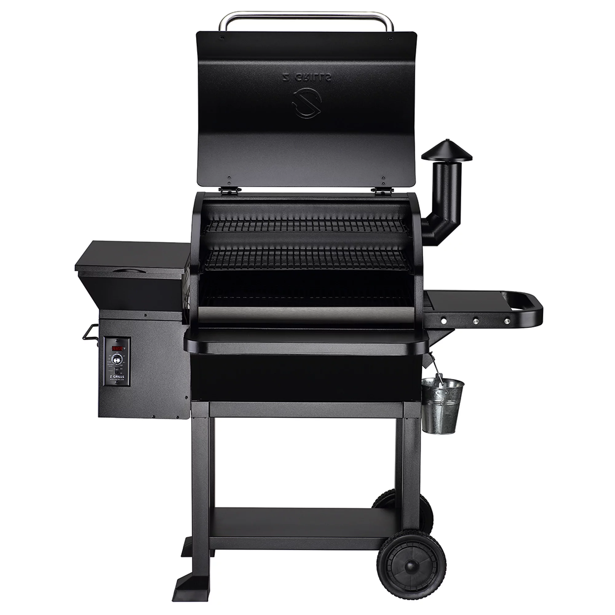 Z GRILLS ZPG-10002B 1060 sq. in. Wood Pellet Grill and Smoker 8-in-1 BBQ Black