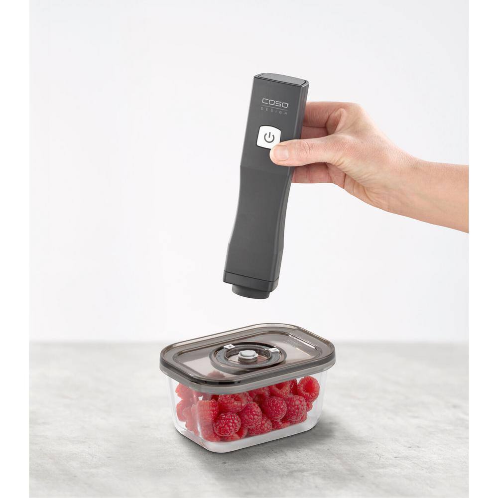 CASO Black 1 Touch Cordless Food Vacuum Sealer 11301