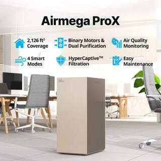 Coway Airmega ProX True HEPA Air Purifier (upto 2126 sq. ft.) for medium-large spaces - Home Offce Stores and Restaurants AP-3522F