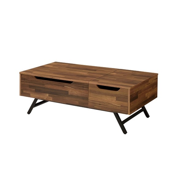 Aoolive Lift Top Coffee Table Computer Table with Storage Space for Living Room