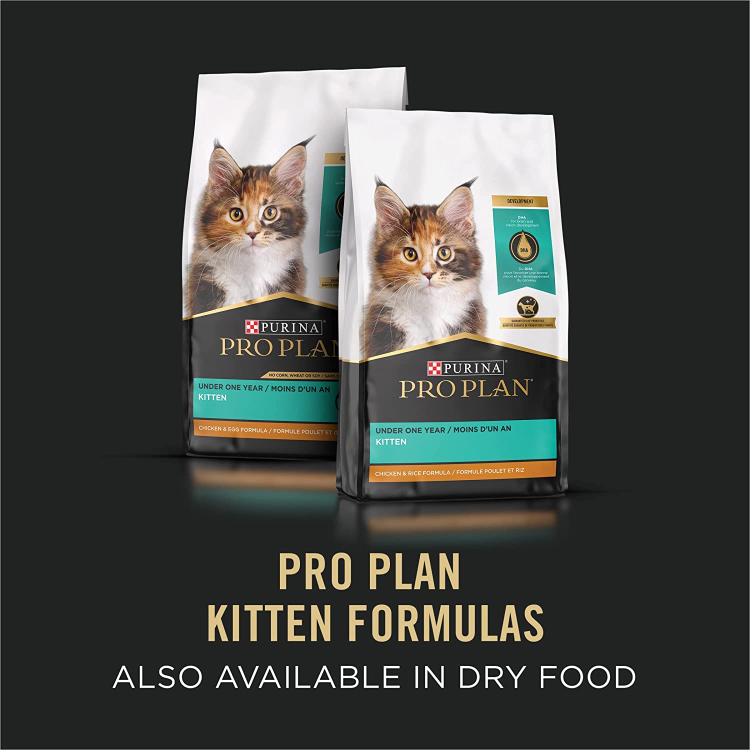 Purina Pro Plan Wet Kitten Food Flaked Salmon and Tuna Entree - (24) 3 oz. Pull-Top Cans