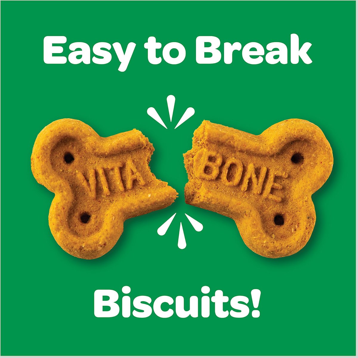 Vita Bone Multi Flavors Crunchy Biscuit Dog Treats， Medium