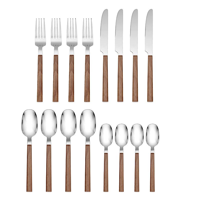 Hampton Forge Henley Light Wood 16-pc. Flatware Set