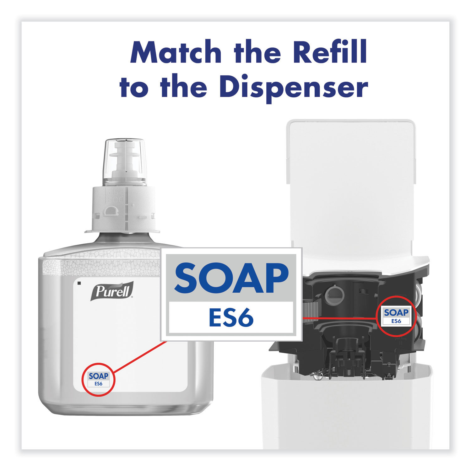 ES6 Soap Touch-Free Dispenser by PURELLandreg; GOJ643001